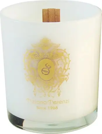 Qiri Tiziana Terenzi Ischia Orchid Gioconda, me një fitil, aromë orkide, e bardhë