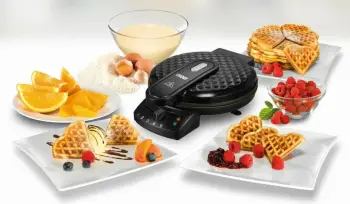 Makinë për waffle Unold, 1200 W, e zezë