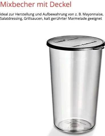 Blender dore UNOLD ESGE-Zauberstab M 122 de Luxe, 0.6L, gri - 7