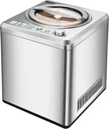 Aparat për akullore UNOLD 48872, Kompresor, 2 L, LCD, Inox