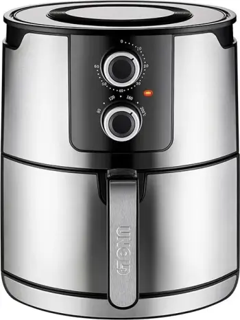 Fritezë me ajër të nxehtë UNOLD 58655, 5L, 1kg, 80-200°C, e zezë