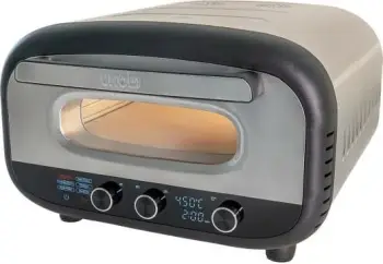 furë pice, UNOLD, Alfredo 68806, deri 450°C, gur pice cordierit, rregullim veçmas i nxehtësisë sipër/poshtë, inox, argjendtë, me lopatë pice