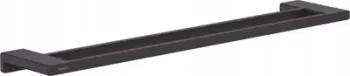 Mbajtëse dyshe peshqiri Kapitel Melodii, 65 cm, metal, e zezë mat