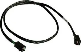 Kabllo SuperMicro SFF 8643 - SFF 8643, 0.8 m, e zezë