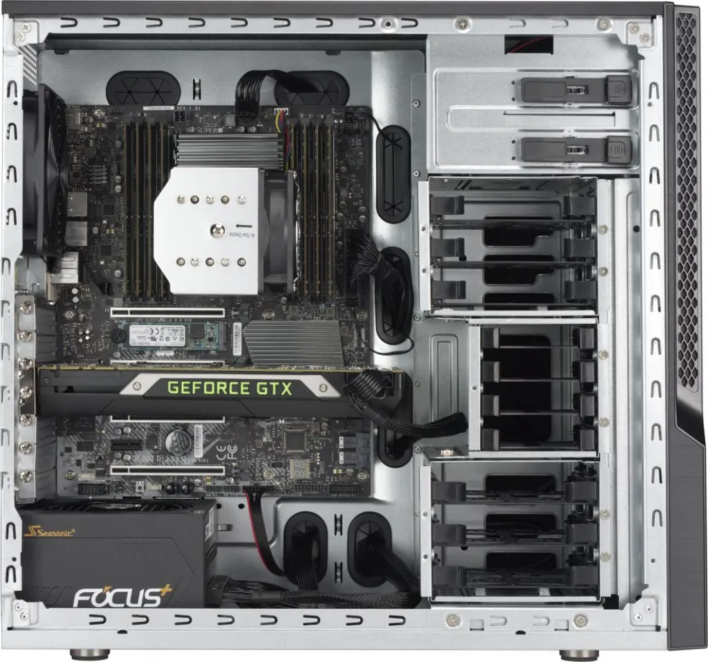 Kasë SuperMicro SuperChassis GS5A-754K, Midi Tower - 2