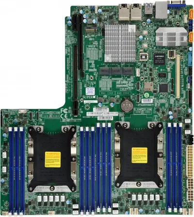 Pllakë amë Supermicro X11DDW-NT - 1