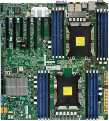 Pllakë amë Supermicro X11DPH-T Intel C624 LGA 3647 (Socket P) Extended ATX