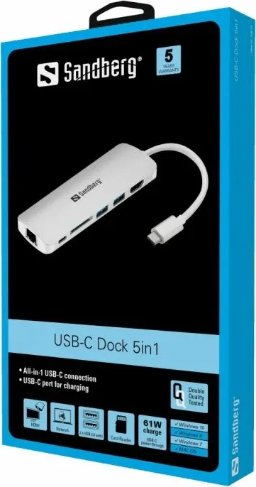 USB Hub Sandberg USB-C (136-18) - 2