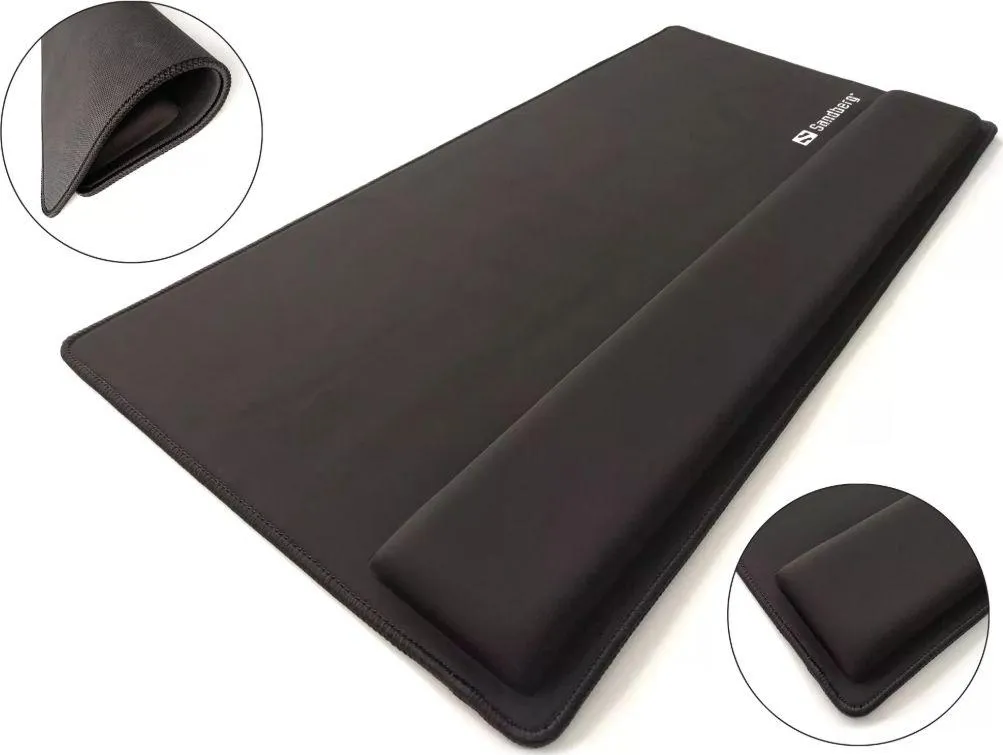 Mauspad Sandberg Desk Pad Pro, XL, i zi - 1