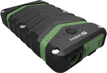 Powerbank Sandberg Survivor, 20100 mAh, e zezë / gjelbërt