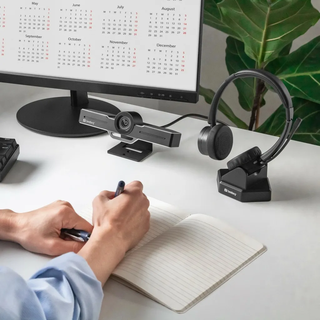 Kufje Sandberg Bluetooth Office Headset Pro +, të zeza - 7