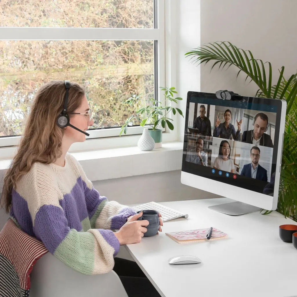 Kufje Sandberg Bluetooth Office Headset Pro +, të zeza - 9
