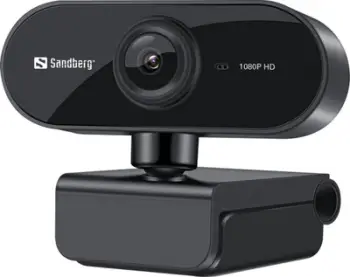 Ueb kamerë Sandberg USB Uebcam Flex 1080P HD, e zezë
