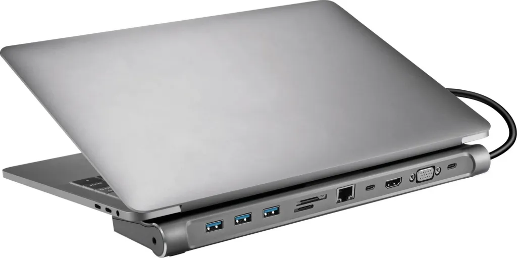 Docking Station Sandberg USB-C 10-in-1, Wired, USB 3.2 Gen 1, 100 W, Aluminium - 2