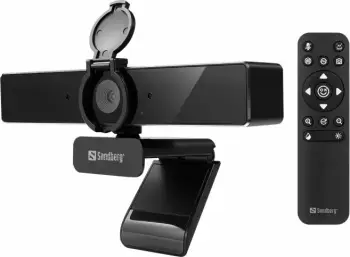 Webcam SANDBERG 134-45 4K USB-C/A me telekomandë, e zezë