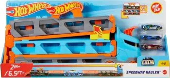 Kamion lodër Hot Wheels Racing Transporter 2në1 (GVG37)