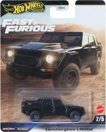 Maket makine Hot Wheels Premium Fast and Furious, Lamborghini LM002, 1:64, shumëngjyrëshe