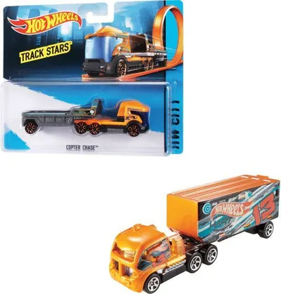 Kamion lodër Hot Wheels (BFM60), portokalli - 1