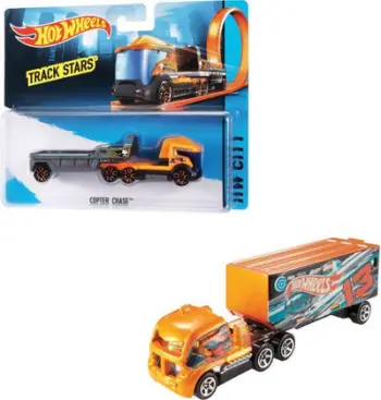 Kamion lodër Hot Wheels (BFM60), portokalli