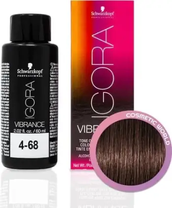 Ngjyrë për flokë Schwarzkopf Igora Vibrance Chocolate, 4-68, 60 ml