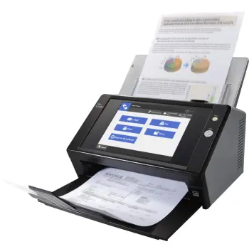 Skaner rrjeti Fujitsu Ricoh N7100E, 25ppm, duplex, ekran 8.4 inch, Ethernet, USB