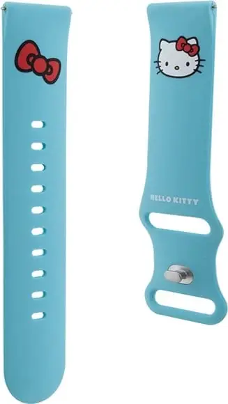Rrip universal për smartwatch Hello Kitty Hkuwlschblb, silikon, 22mm, i kaltër