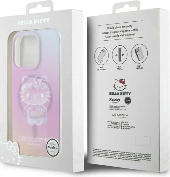 Mbështjellës Hello Kitty IML 50th Anniversary MagSafe për iPhone 16 Pro Max, Rozë - 2