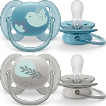 Biberon Philips Avent SCF091/15 Ultra Soft, 6-18 muaj, set 2 copë, për djem