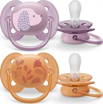 Biberon Philips Avent Ultra Soft SCF091/18, 6-18 muaj, set 2 copë, për vajza