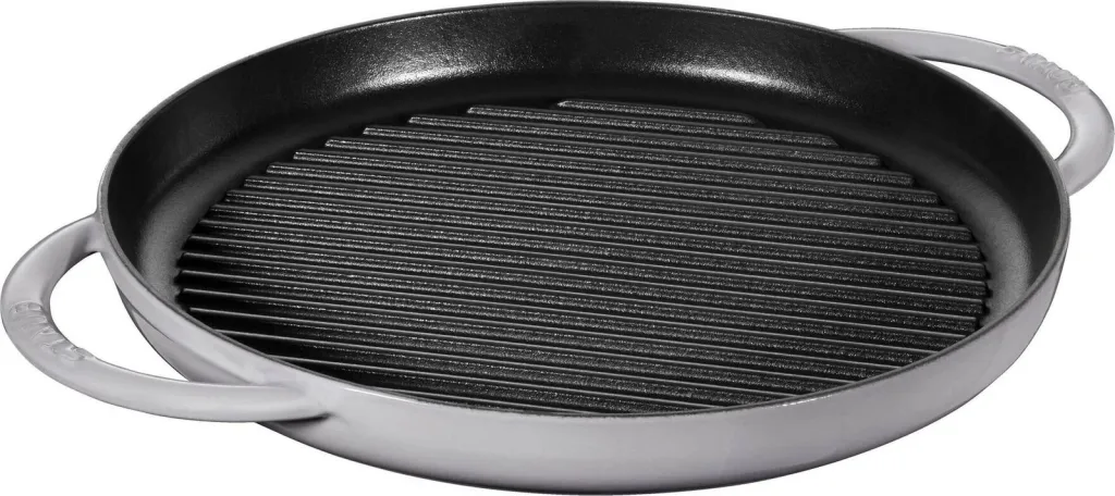 Tigan grill Staub 30cm, gize, non-stick, gri - 1