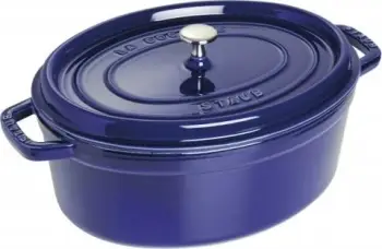 Kaserolë Staub Cocotte 5.5L, gize, kaltër