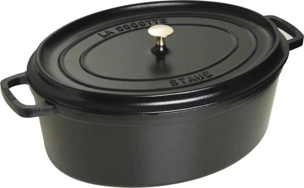 Tenxhere Staub La Cocotte 41cm, gize, e zezë - 1