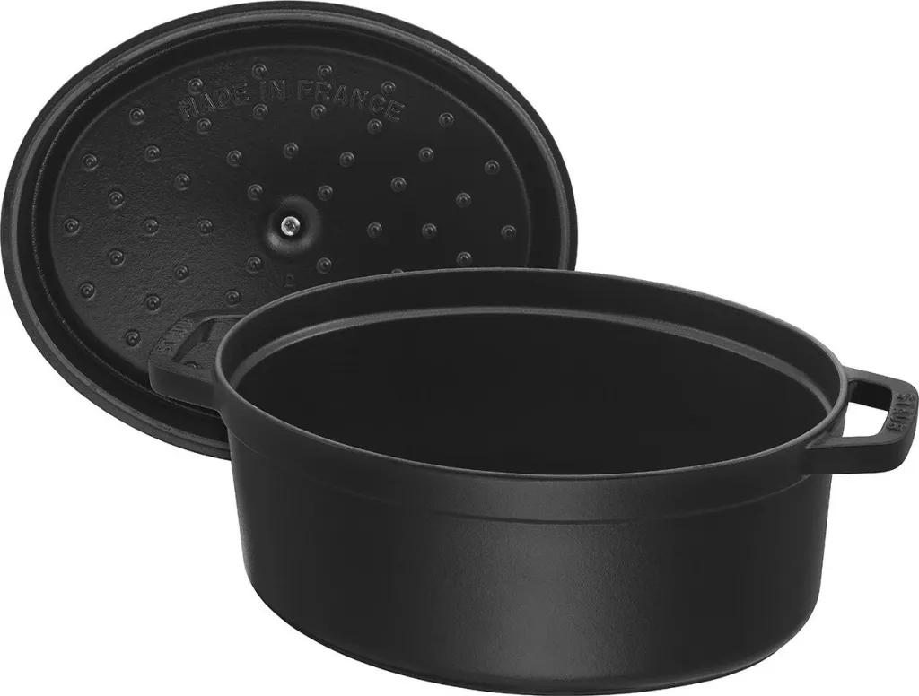 Tenxhere Staub La Cocotte 41cm, gize, e zezë - 2