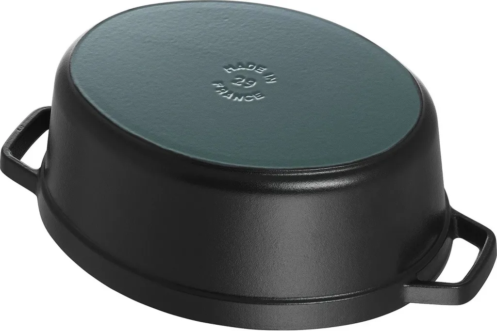 Tenxhere Staub La Cocotte 41cm, gize, e zezë - 3
