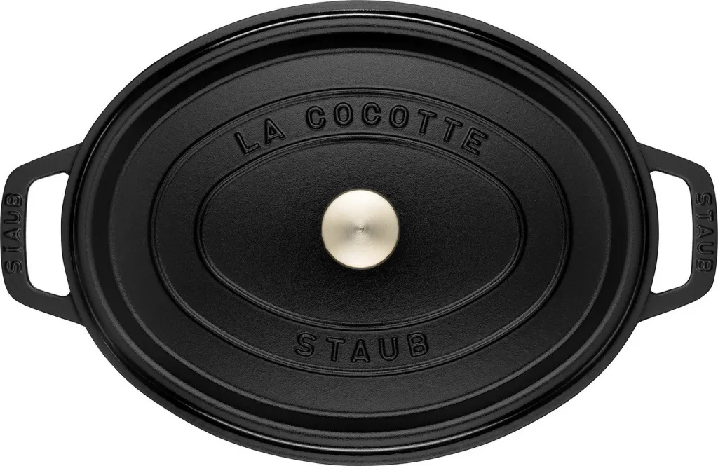 Tenxhere Staub La Cocotte 41cm, gize, e zezë - 5