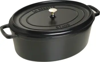 Tenxhere Staub La Cocotte 41cm, gize, e zezë