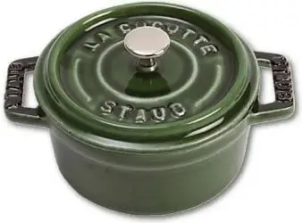 Enë gize Staub Mini Cocotte 10cm, 0.25L, jeshile