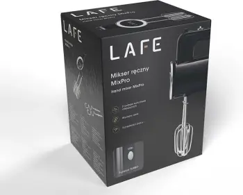 Mikser dore Lafe MixPro, 300W, 5 shpejtësi, turbo, zi-hiri