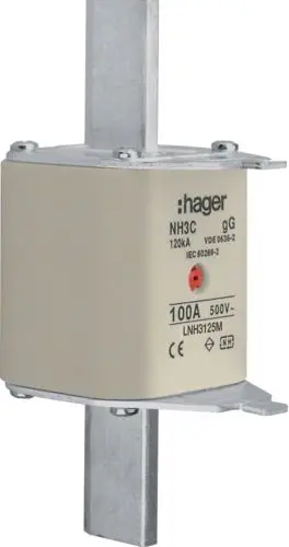 Lidhës siguresash Hager Polo, 125 A
