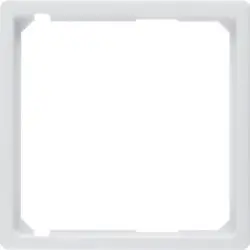Mbrojtëse ndarëse për pllakën qendrore Hager Polo, 50 x 50 mm, e bardhë