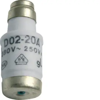Lidhës siguresash Hager Fuse D02 gG, 63A, 400V