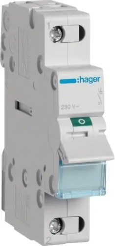 Siguresa Hager Polo SBN125, 25A, 1P