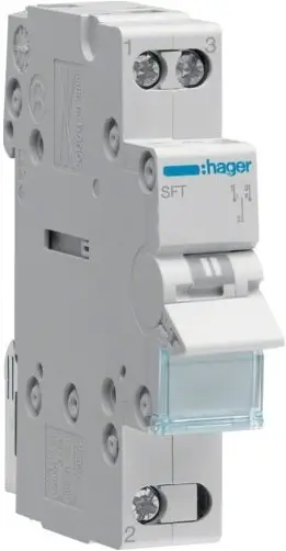 Ndërprerës modular Hager I-0-II, 40 A, 1P, SFT140