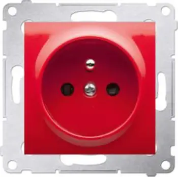 Prizë Hager Polo LUMINA2 WL1029, 16A, 230V, e kuqe