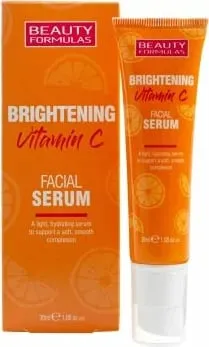 Serum per ndriçimin e Fytyres me Vitaminë C Beauty Formulas, 30 ml - 1