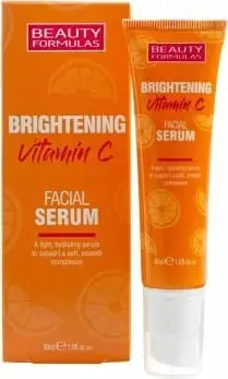 Serum per ndriçimin e Fytyres me Vitaminë C Beauty Formulas, 30 ml