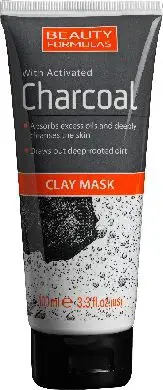 Maskë për fytyrë Beauty Formulas Charcoal, 100ml
