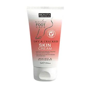 Krem për këmbë me lëkurë të tharë dhe të plasaritura Beauty Formulas, 75 ml