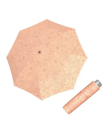 Çadër e palosshme për femra Doppler Mini Light Giardino, e portokalltë