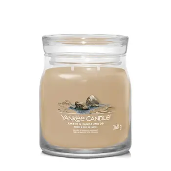 Qiri aromatik Yankee Candle Amber & Sandalwood, 368 g